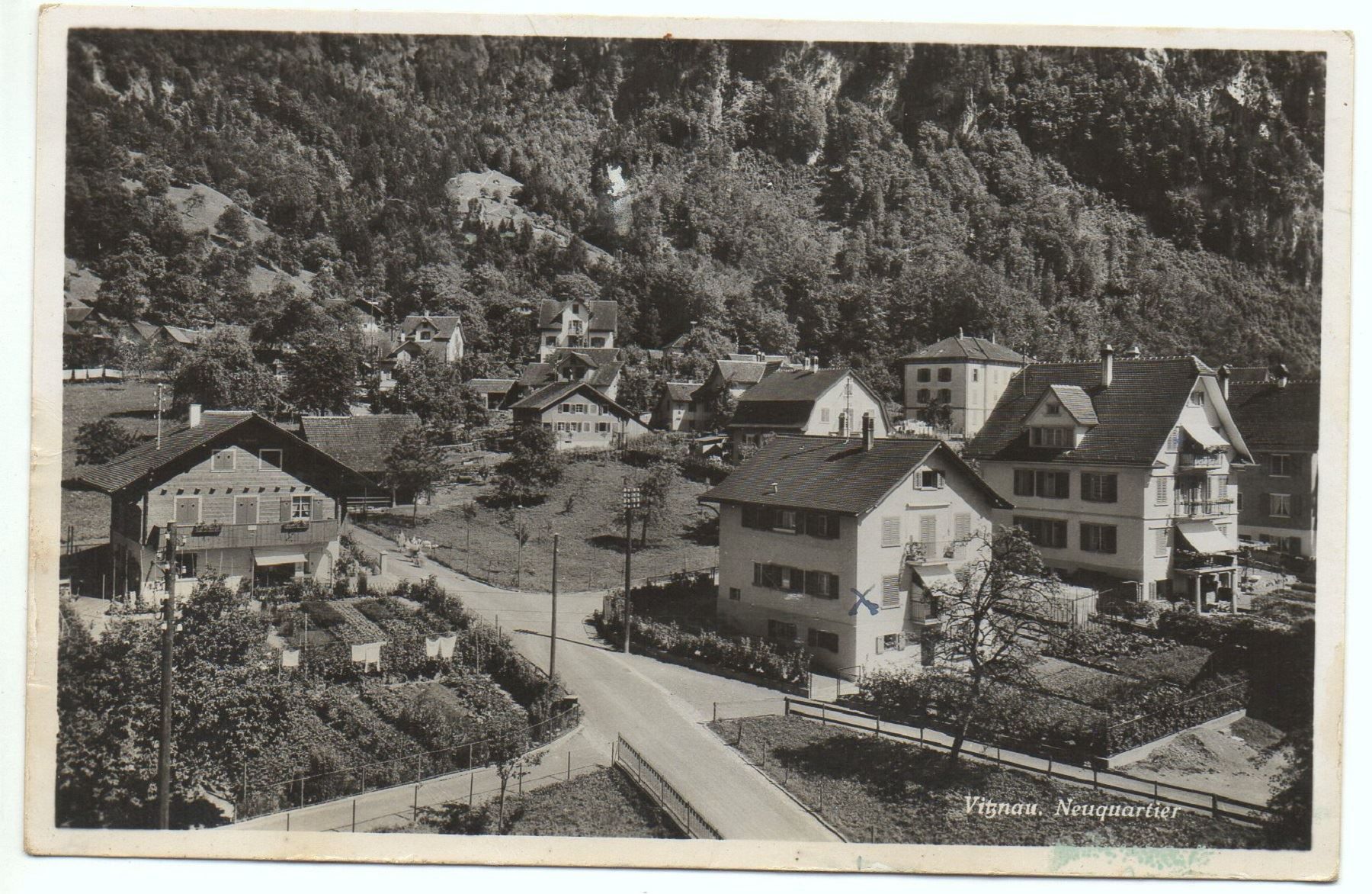 Ansichtskarten: VITZNAU Neuquartier – Gebraucht aus Jona von philajona