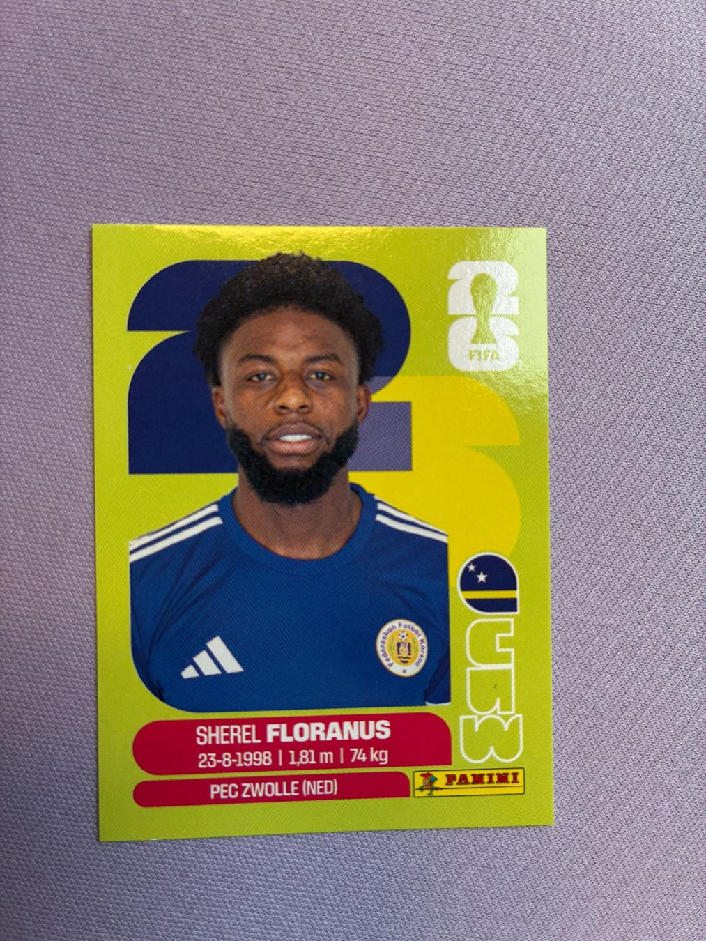 Panini Carte collezionabili: FIFA WC 2026 Sherel Floranus CUW 4 Sticker – Nuovo (secondo la descrizione) da Boll venduto da valoune01