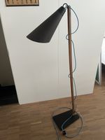 Stehlampe, Holz/Metall, Schwarz/Braun, Top Zustand! (53)