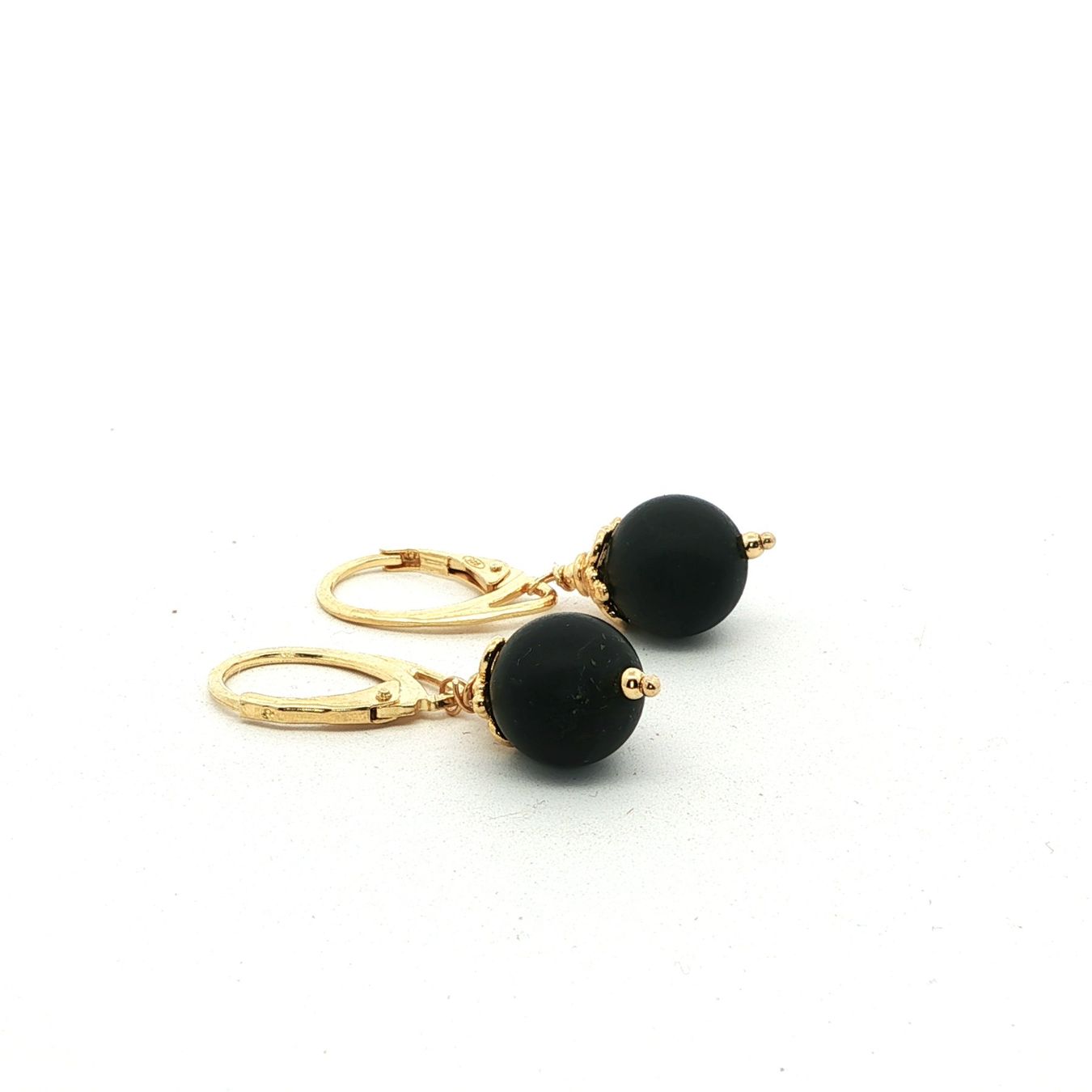 Olga Ribler Orecchini pendenti & Orecchini a lobo: Sterling Silber 925 Ohrhänger mit Onyx – Nuovo (secondo la descrizione) da Luzern venduto da Schmuckoutlet 2