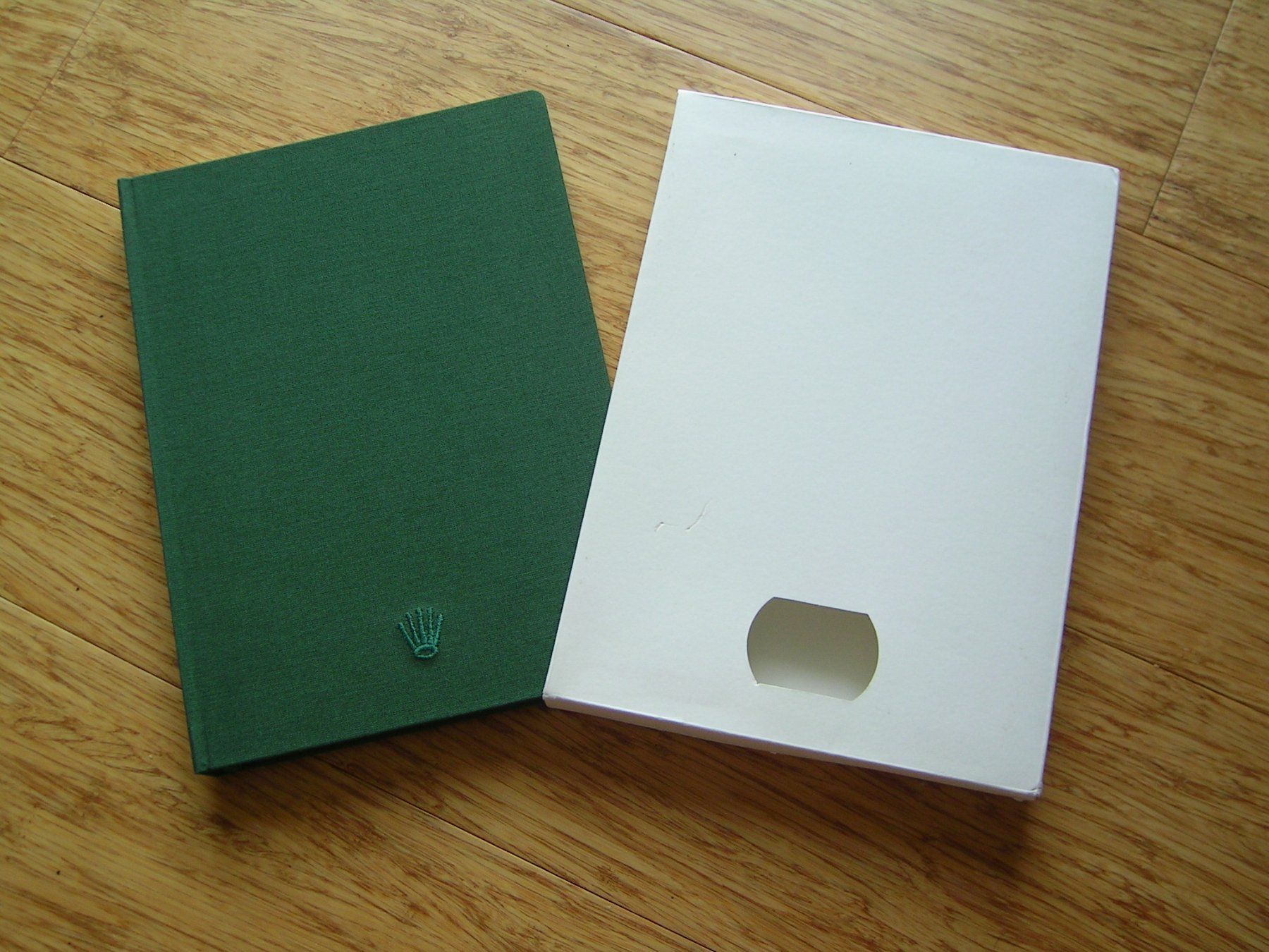 Blocchi: Rolex Notebook Notizbuch - klein - grün - neu – Nuovo (secondo la descrizione) da Schwarzenbach SG venduto da Forky