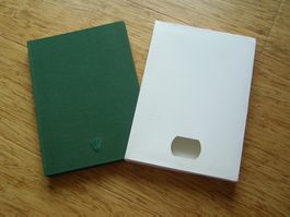 Rolex Notebook Notizbuch - klein - grün - neu