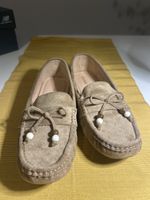 Graceland Slipper beige Wildlederoptik Grösse 41 neu