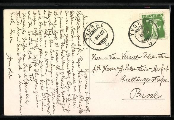 Cartes postales: Aigle, Vue générale et les Cornettes d – D'occasion à Berlin par bartko-reher 1