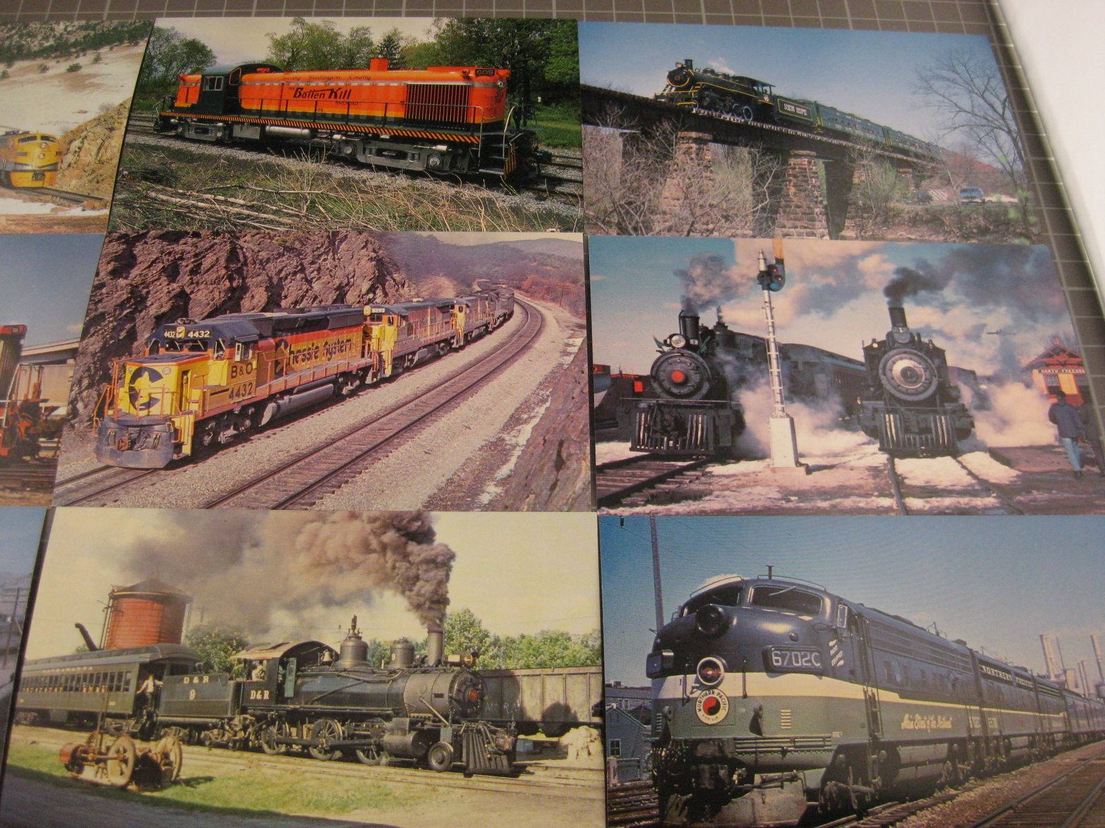 Cartoline postali: SET USA 9x AK mit Bahn – Nuovo (secondo la descrizione) da Malters venduto da Marosko 2