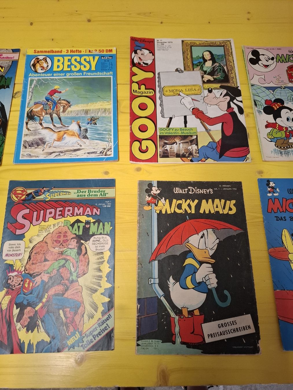 BD: Comic Hefte Superman, Bessy, Goofy, Micky Maus Konvolut – D'occasion à St.Gallen par bpeter01 2