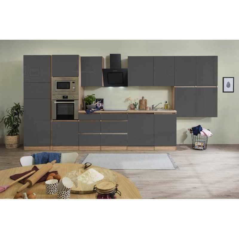 Cucine complete: 338 Küchenzeile Küchenblock 445cm E/SO/GR -Küche Einbauküche – Nuovo e nell'imballaggio originale da Wallenwil venduto da toesstalvertrieb