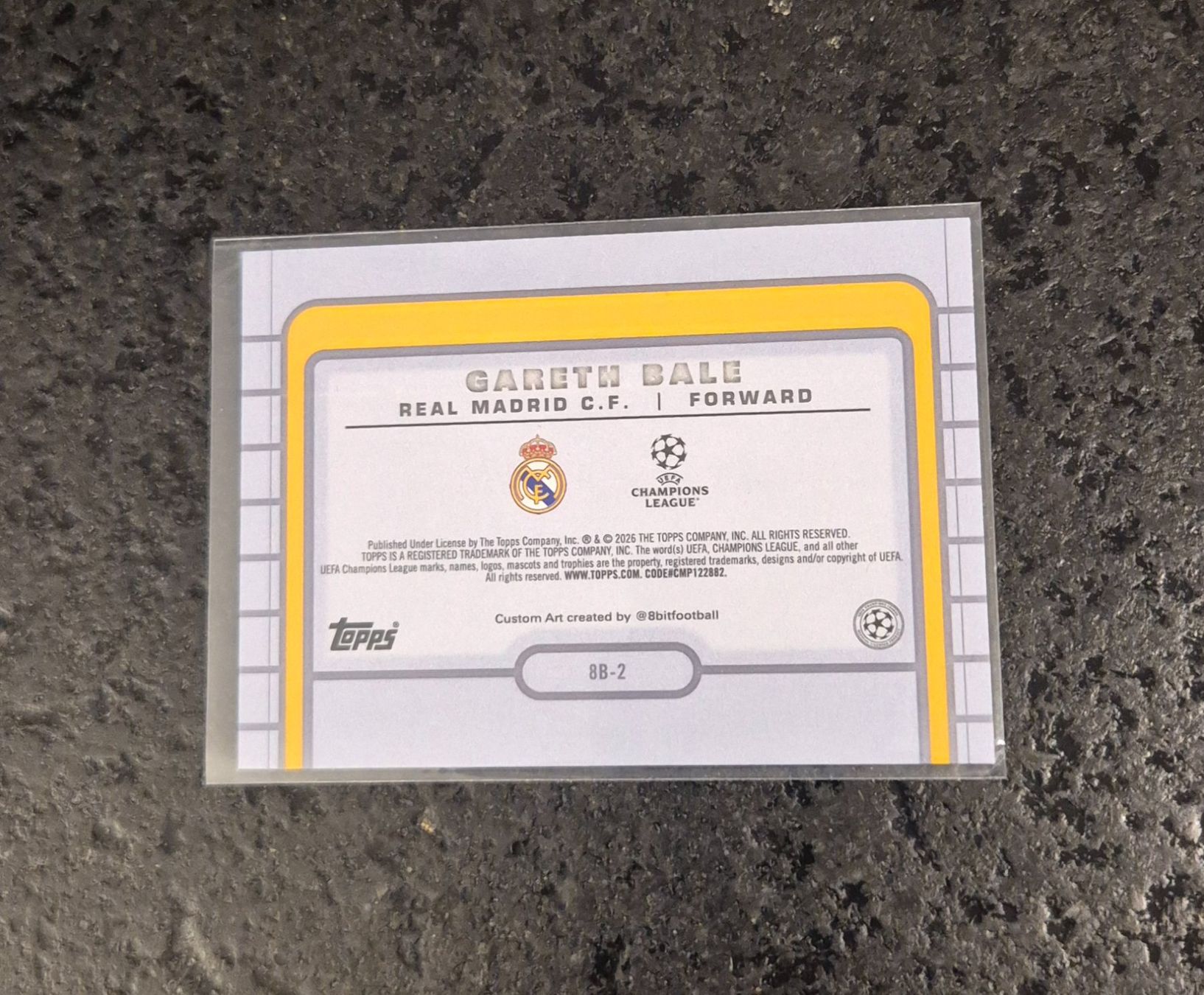 Topps Carte collezionabili: Gareth Bale - 8 Bit - Real Madrid - Topps – Nuovo (secondo la descrizione) da Burg AG venduto da Danoe 1