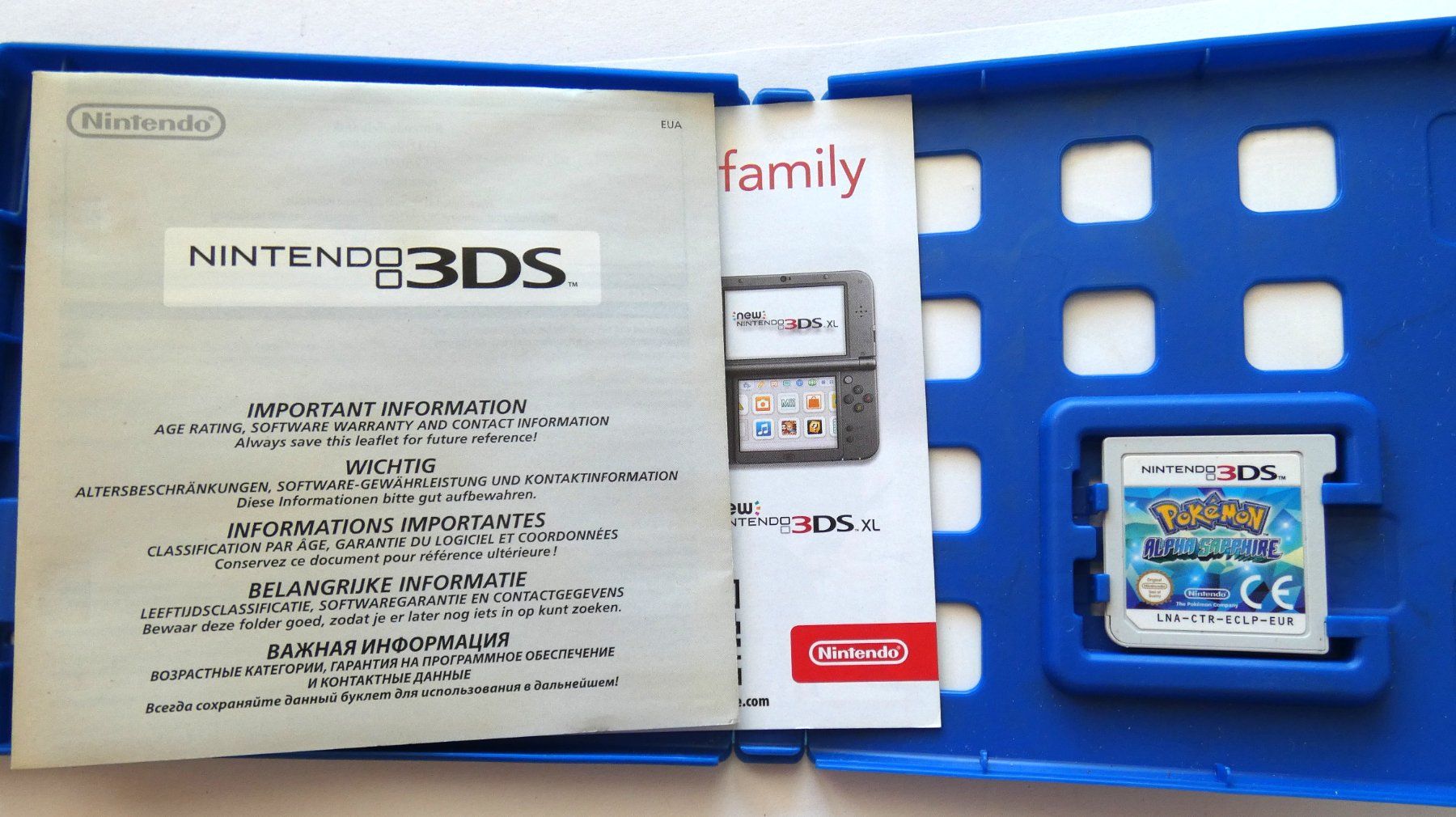 Pokémon Giochi: Nintendo 3DS - POKEMON Sapphire Alpha – Usato da La Sarraz venduto da classicworldcoins 3