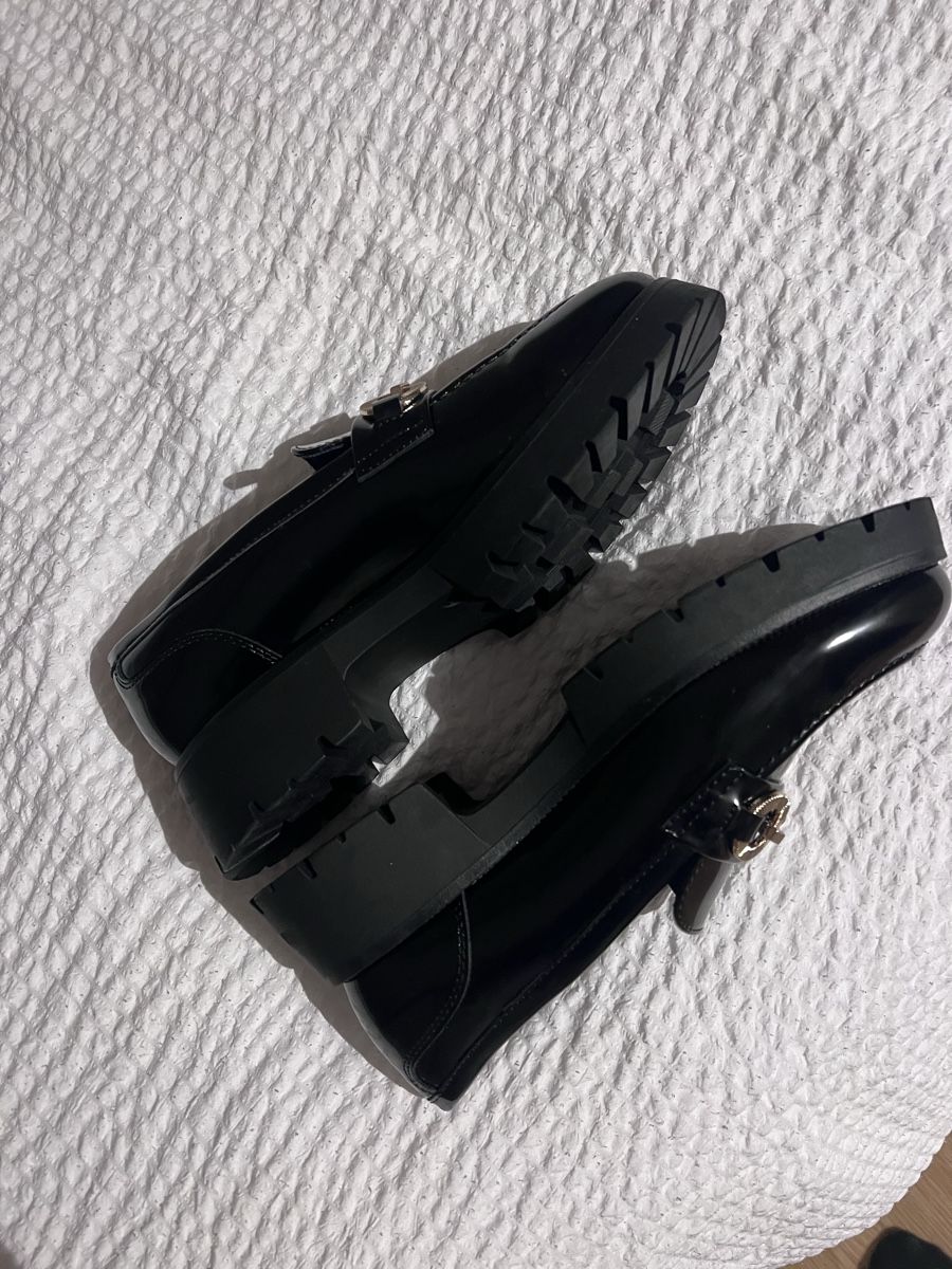 Scarpe da donna: Schwarze Loafer, Gr. 38 – Nuovo (secondo la descrizione) da Luzern venduto da avocado12 5