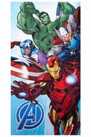 Marvel Avengers Handtuch mit Captain America, Hulk, Thor...