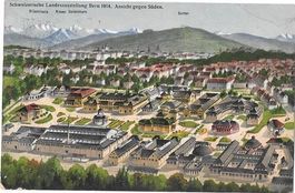 Bern Schweiz. Landesausstellung 1914 Ansicht gegen Süden