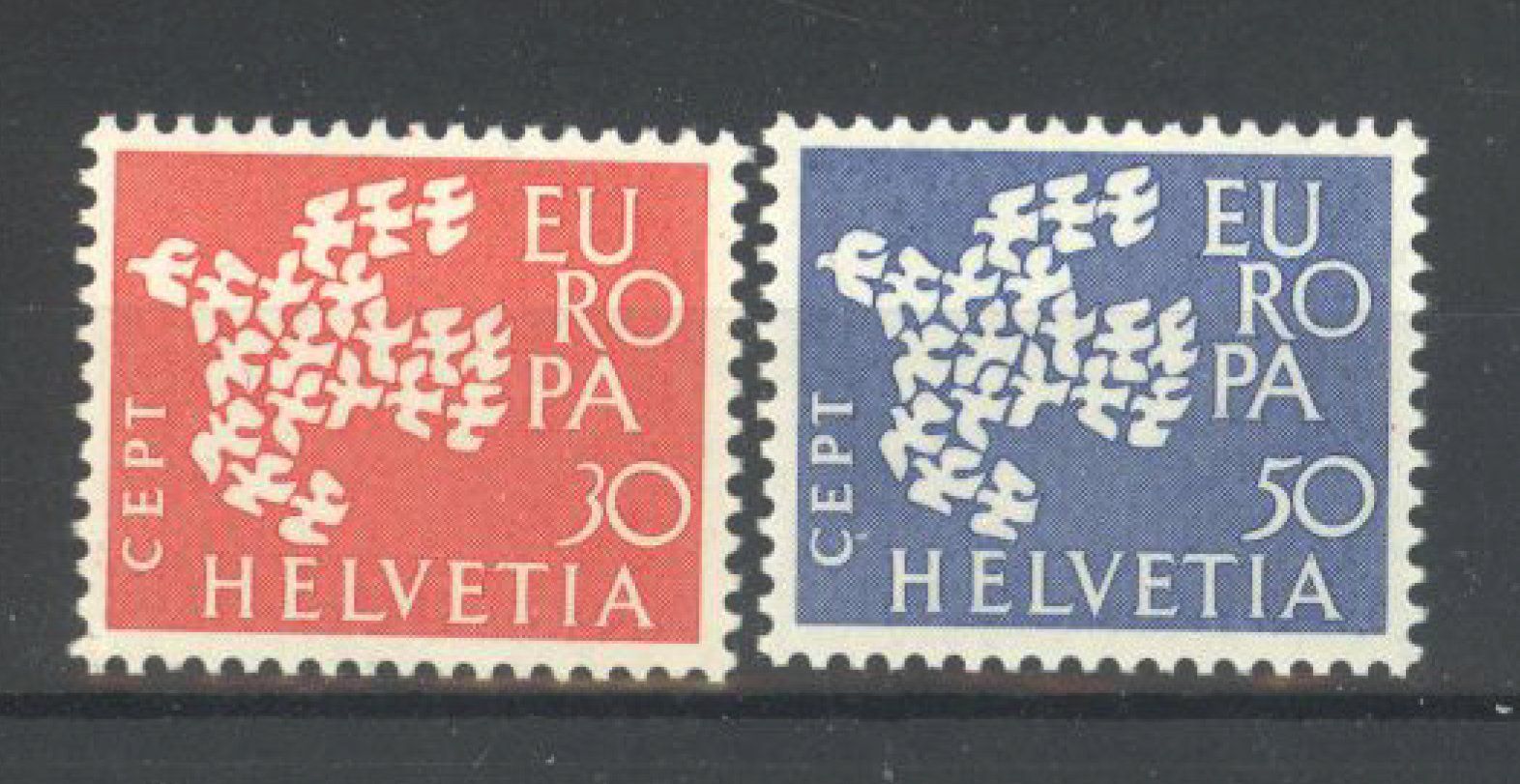 Tutti i francobolli: 1961, Europa ** – Usato da Willisau venduto da Vollstempel