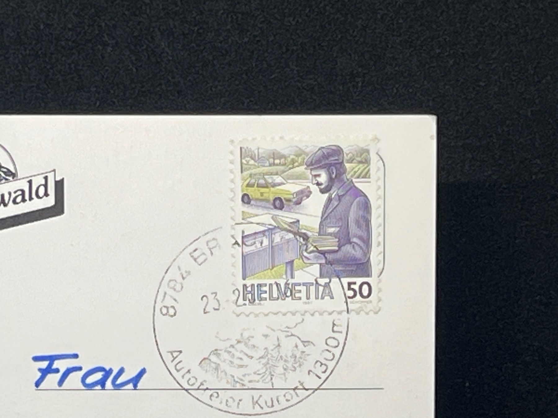 Cartoline postali: Braunwald 1300-1900m – Usato da Widnau venduto da Brusi9 1