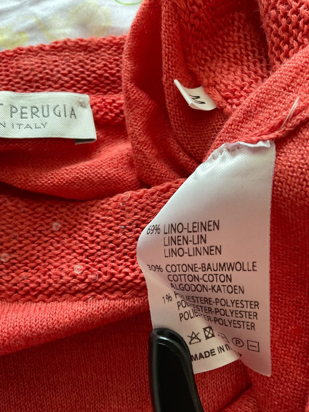 Maglioni & Felpe: LE TRICOT PERUGIA Leinen Pullover Gr M orange – Usato da Urdorf venduto da alda02 8