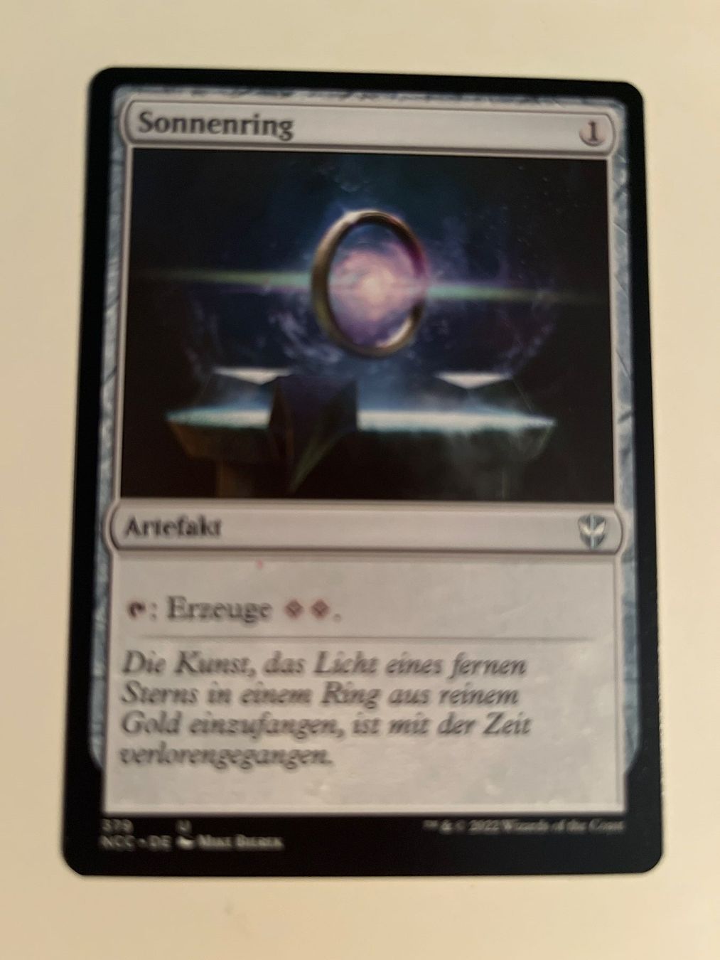 Magic The Gathering Carte collezionabili: 1 x Sonnenring - Magic: The Gathering - MtG – Usato da Kriens venduto da Shadi1980