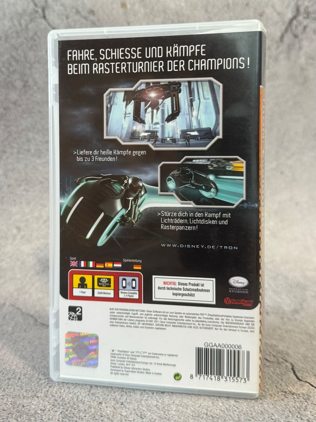 Giochi: Tron: Evolution [PSP] – Usato da Niederwil SO venduto da BlueSonic 1