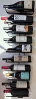 Porte-bouteilles mural en métal noir | Black wall wine rack