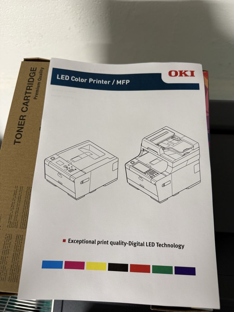 Oki Stampanti: OKI MC573 LED-Farb-Multifunktionsdrucker inkl. Ersatztoner – Usato da Spreitenbach venduto da dan_xz6t 6