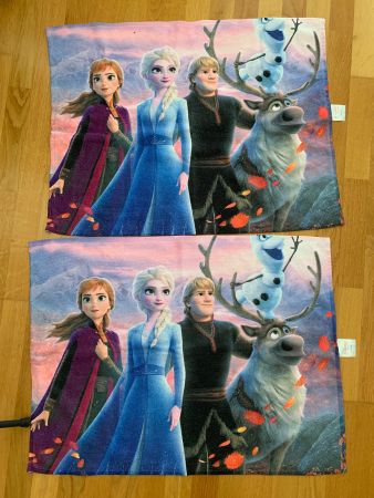 Kleines Badetuch // grosses Gesichtstuch, Elsa Frozen 2 Stk.