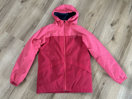 Vaude Doppeljacke pink Gr.146/152,  top Zustand, einzeln tra