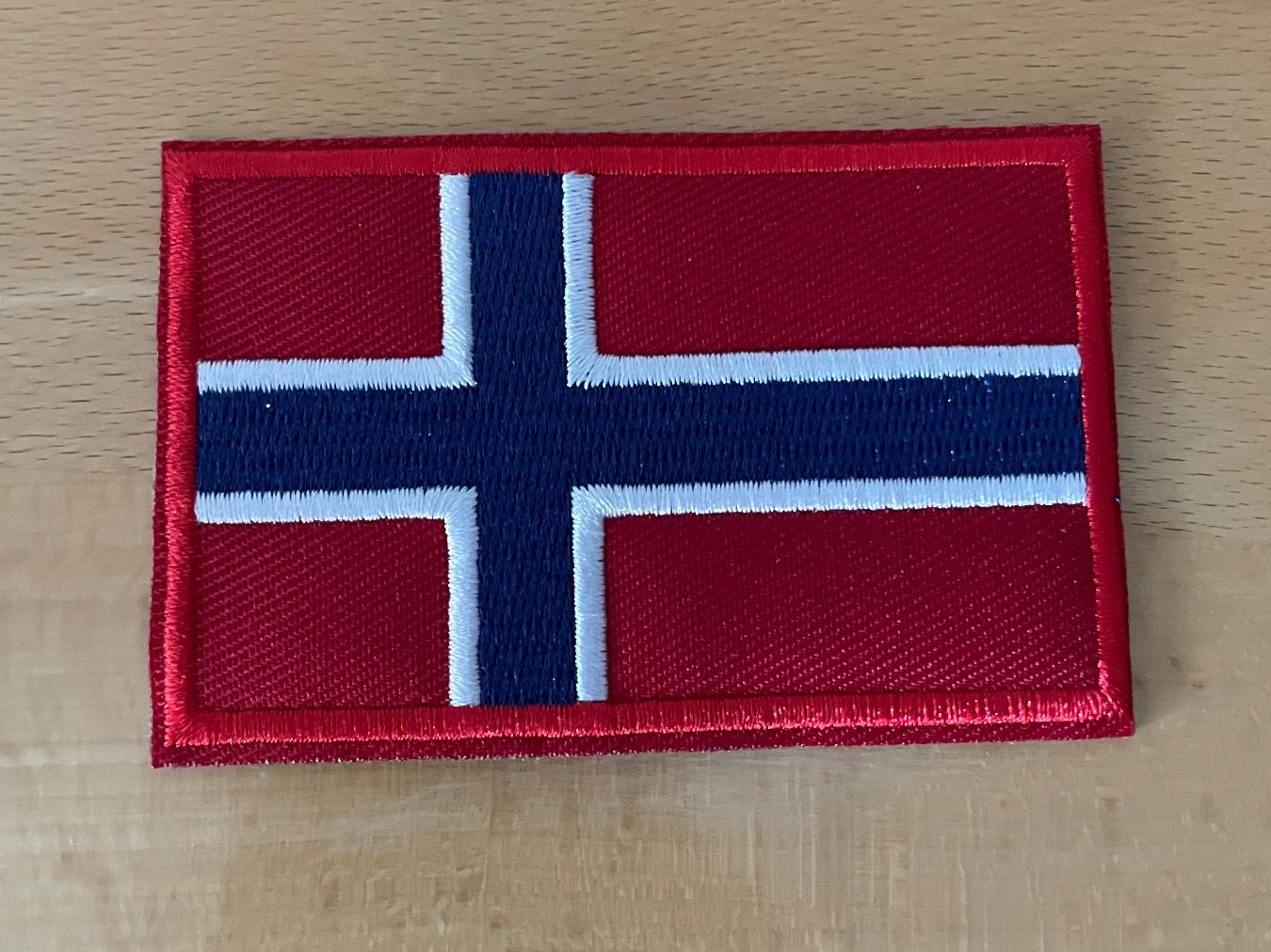 Patches: Norwegen Flagge Patch  Aufnäher mit Klettverschluss – Neu (gemäss Beschreibung) aus Horn von abutre72