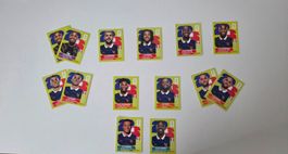 Sticker Panini WM 2026 FRA 14 Stk mit Dembélé und Mbappé