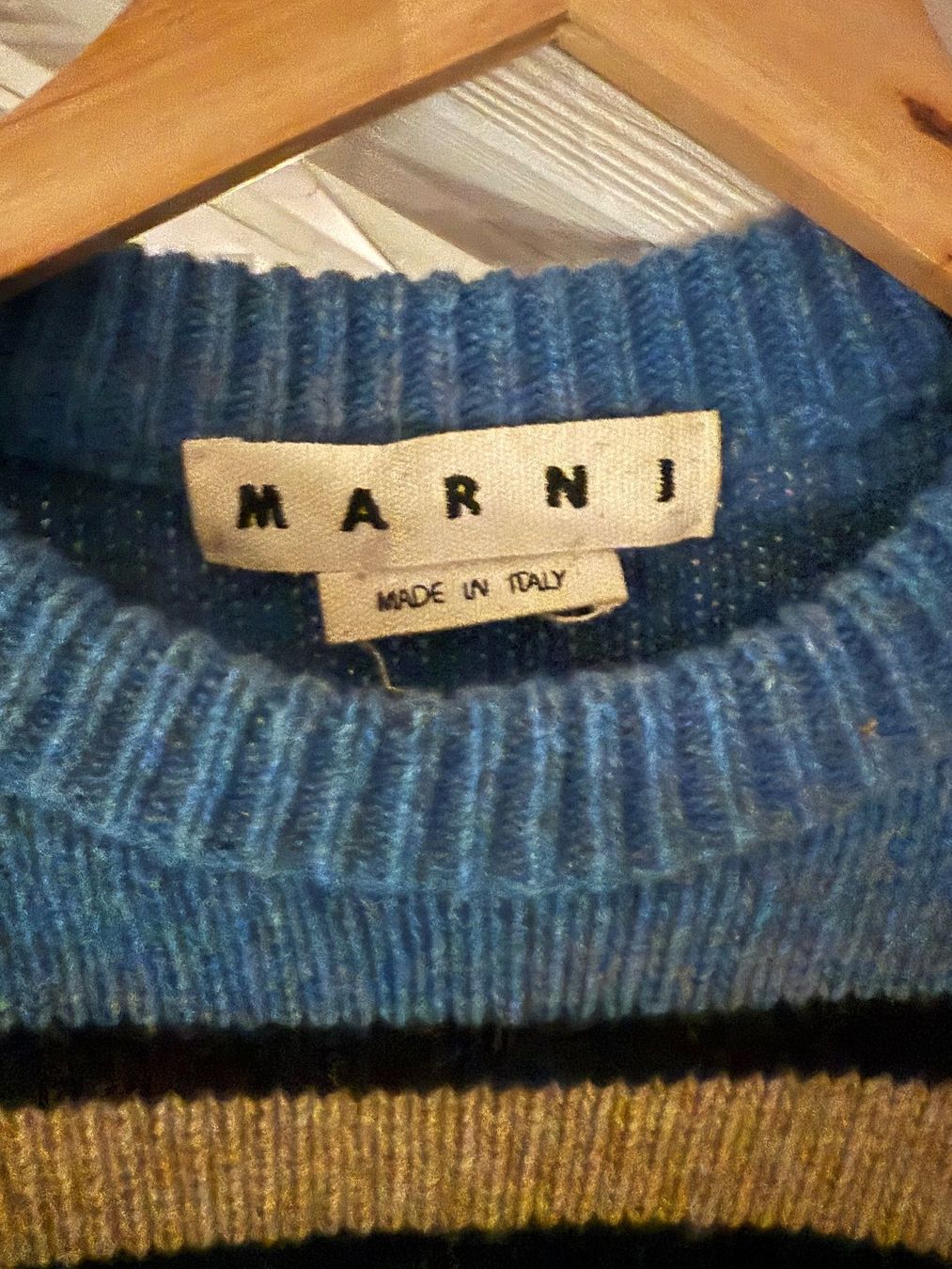 Maglioni & Felpe: Herren Marni Wollpullover, Streifenmuster, Grösse S – Nuovo (secondo la descrizione) da Unterägeri venduto da Lerchemeerenge 1
