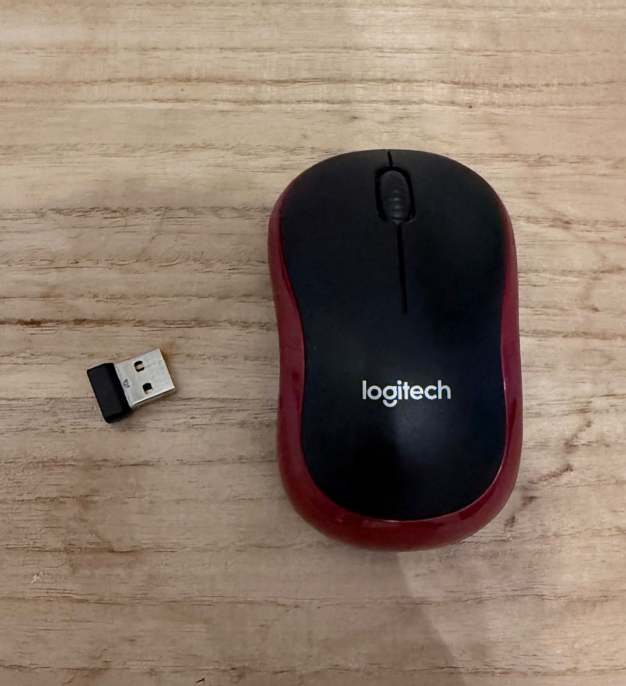 Logitech Maus: Logitech Maus M185 rot/schwarz – Gebraucht aus Immensee von mikeside 2