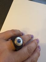 925 Holz Opal Silber Ring ( neu 980chf)