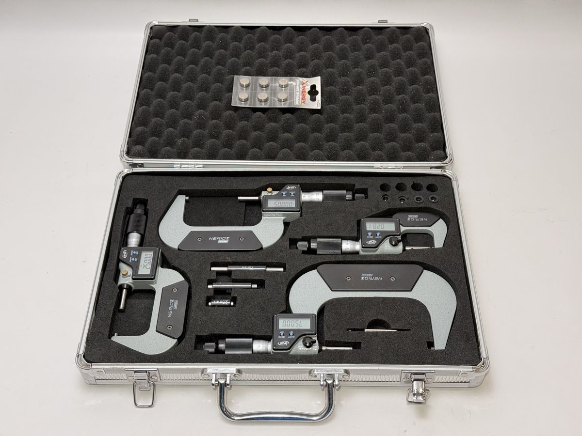 Misurare: Bügelmessschrauben Set Neriox 0-100mm digital Mikrometer – Usato da Boswil venduto da ABLagerBoswil 2