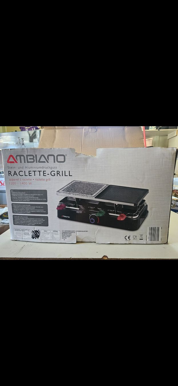 Griglie: Ambiano Raclette-Grill, neuwertig ! – Usato da Oberburg venduto da znas