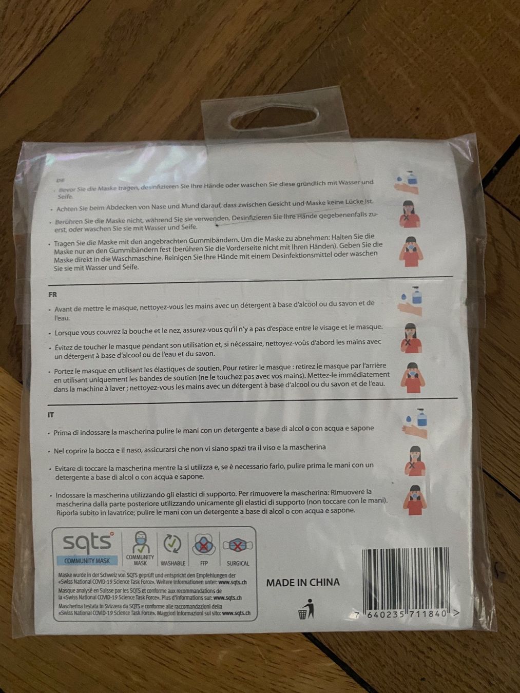 Protezione per viso e udito: Masque de protection textile confort lavable double épaiss – Nuovo (secondo la descrizione) da Salvenach venduto da gwenwywar 1