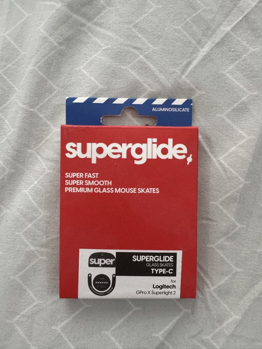 Logitech Maus: Superglide Glass Skates Type-C – Logitech GPro X Superlight2 – Neu und originalverpackt aus Rüschlikon von luca.us.rueschlikon