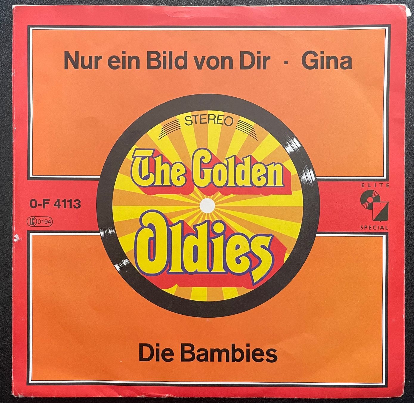 Dischi in vinile: 7", Die Bambies, Nur ein Bild von Dir, CH – Usato da Kleinlützel venduto da Vinylspezi