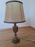Lampe de table en marbre et métal