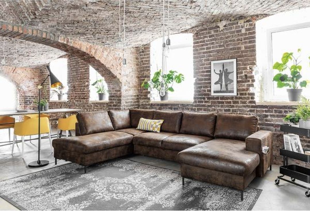 Sofas: Grosses Dunkelbraunes Schlafsofa – D'occasion à Meggen par mar_yzb2 4