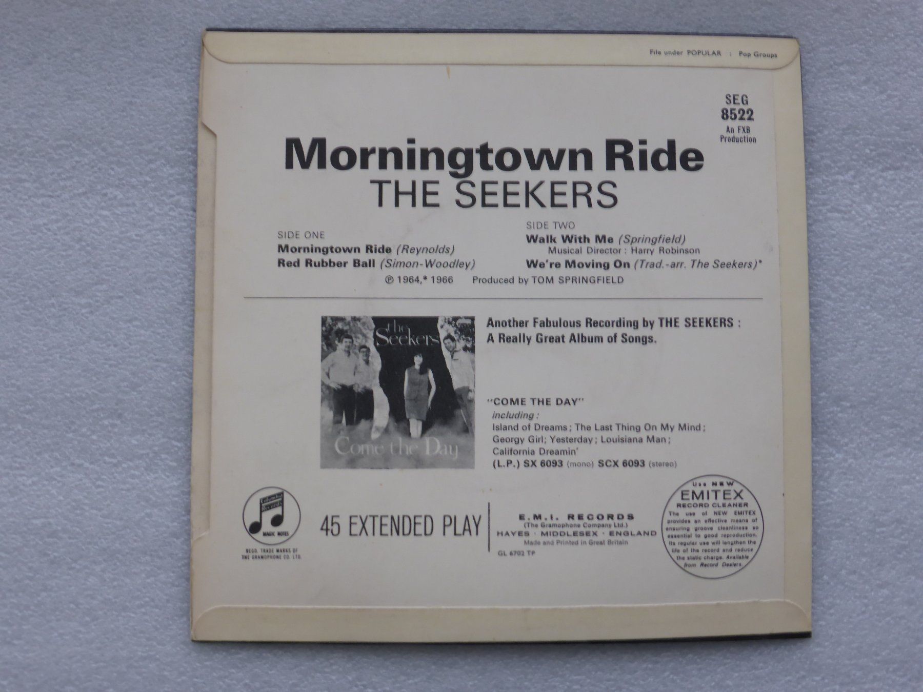 Dischi in vinile: Vinyl Single   EP  THE  SEEKERS – Usato da Küssnacht am Rigi venduto da Mondkinder 3
