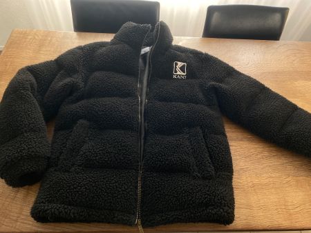 KANI flauschige JACKE GR.XS (ev.S/M)schwarz KARL KANI Fleece