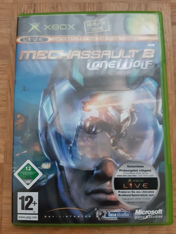 Jeu Xbox MechAssault - 1ère Génération - Sans Notice - Bon État PAL