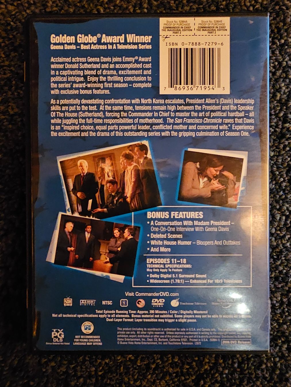 Tutti i DVDs: COMMANDER IN CHIEF(14192) – Usato da Ruswil venduto da jan_bxl5 1