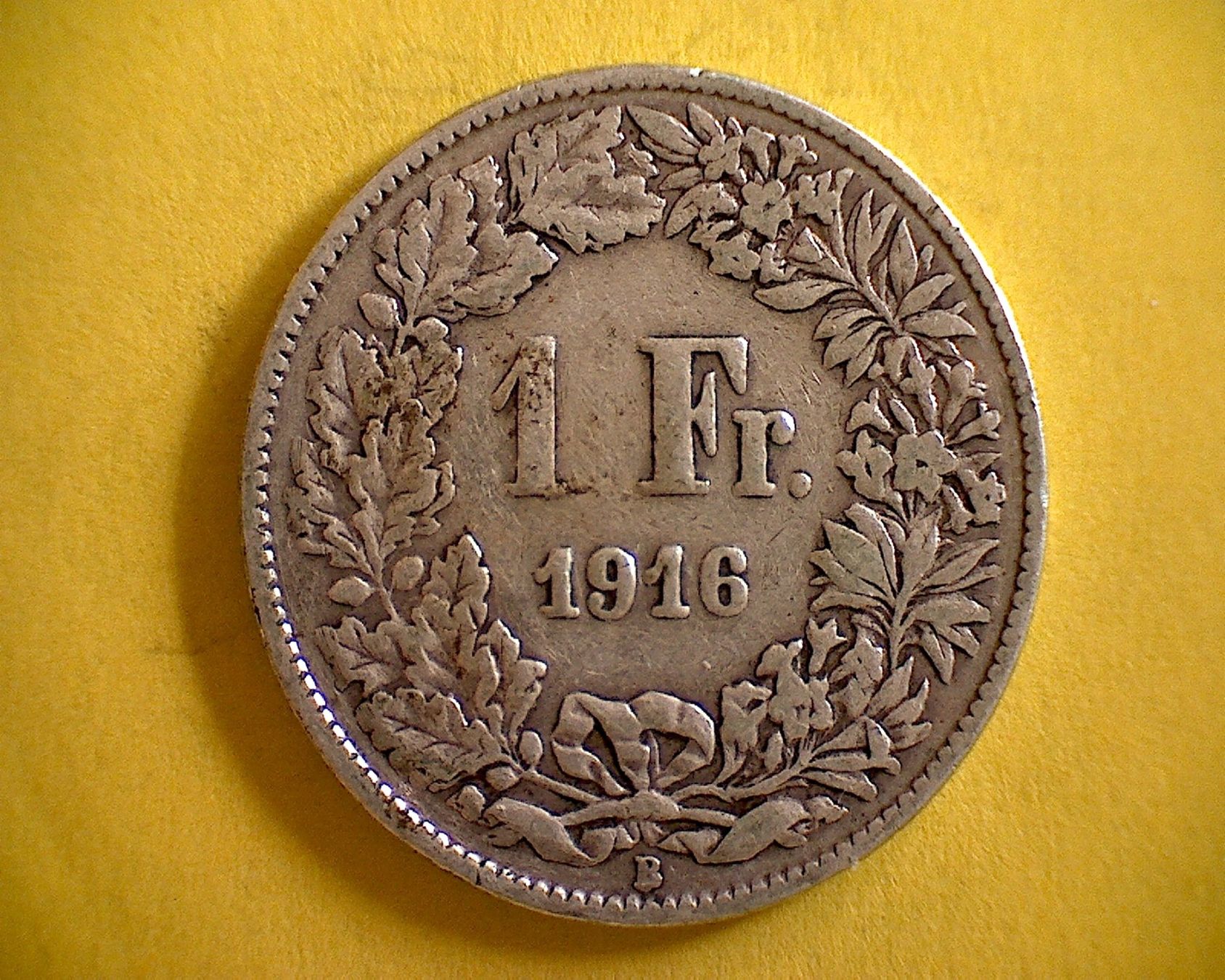 Alle Münzen: 1 Fr. 1916 – Gebraucht aus Buchs AG von Ged8