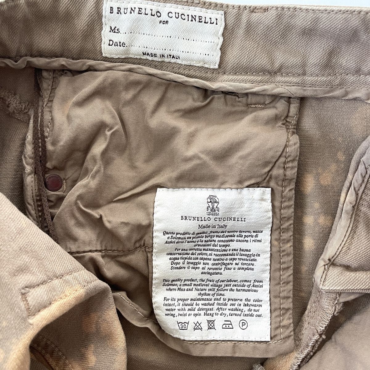 Brunello Cucinelli Jeans: BRUNELLO CUCINELLI Pants – Nuovo (secondo la descrizione) da Emmen venduto da Avviivva_Com2023 7