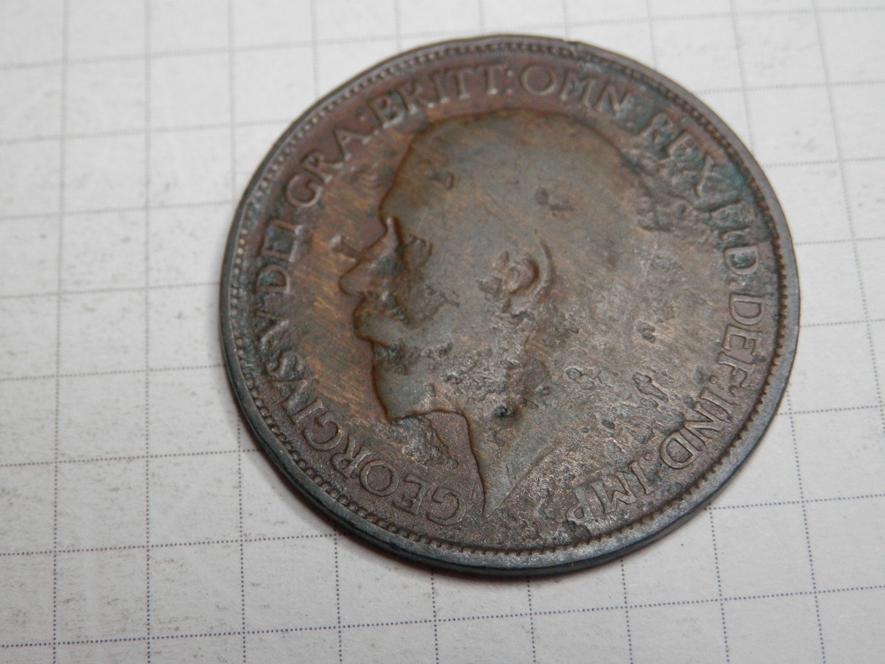 Tutti le monete: Großbritannien ½ Penny, 1920 – Usato da Weiach venduto da weiach81