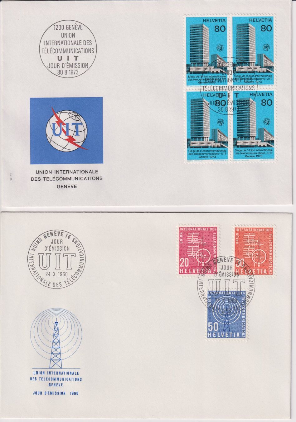 Alle Briefmarken: 10 Dienstmarken Belege – Gebraucht aus Bellach von qsearch