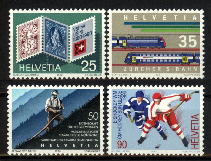 Tutti i francobolli: 1990, Sonderpostmarken I ** (2) – Usato da Willisau venduto da Vollstempel