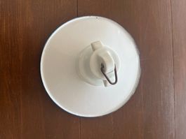 Vintage Email-Leuchte 20cm
