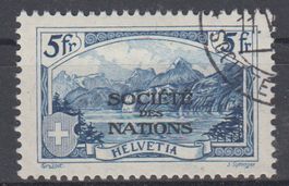 Société des Nations: 5 Fr. Kat. Nr. 31 - Fr. 150.--