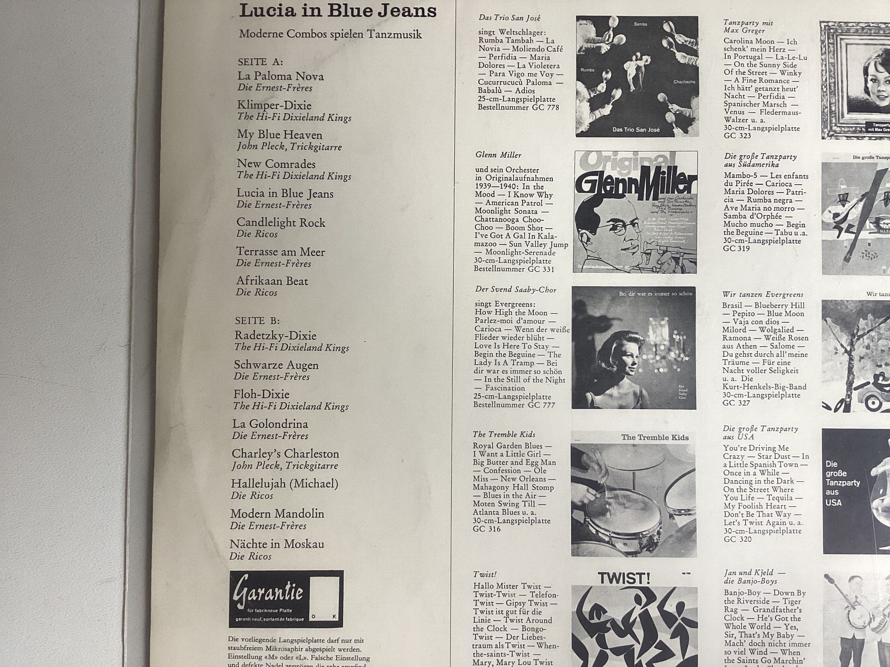 Dischi in vinile: Lucia In Blue Jeans LP – Usato da Gutenswil venduto da Hamzian 1