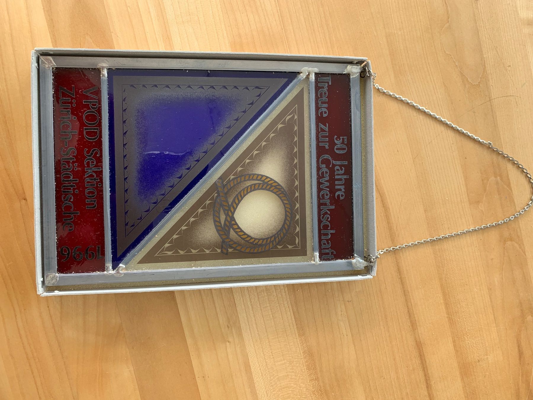 Altro in Antiquarato & Arte: Wappenscheibe glas VPOD 1996 – Usato da Zürich venduto da mirjamgg